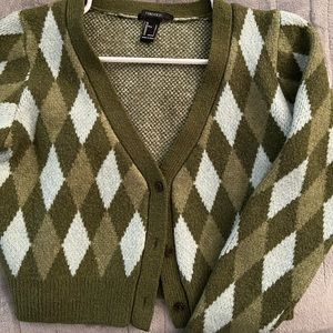 Forever 21 Cropped Cardigan